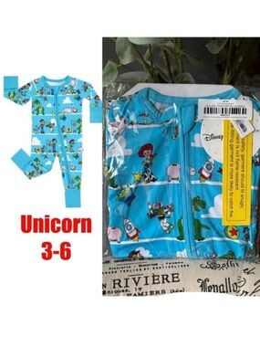 🦄UNICORN! Little Sleepies Toy Story Zippy 3-6
